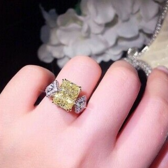 NWT Gorgeous 925 Sterling Silver Ring Wedding  Sz 6-10 - Picture 5 of 5